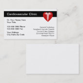 Medische cardiovasculaire Visitekaartjes (Voorkant / Achterkant)