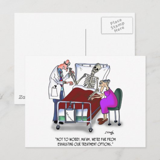 Medische Cartoon 9378 Briefkaart (Voorkant / Achterkant)