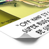 Medische Cartoon 9517 Poster (Hoek)