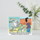 Medische Cartoon Humor Briefkaart (Staand voorkant)