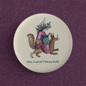 Medische "Casual vrijdag" Ronde Button 5,7 Cm