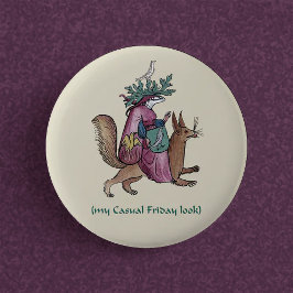 Medische "Casual vrijdag" Ronde Button 5,7 Cm