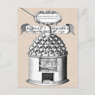 Medische chemie tegen Creëer kruidengeneesmiddelen Briefkaart