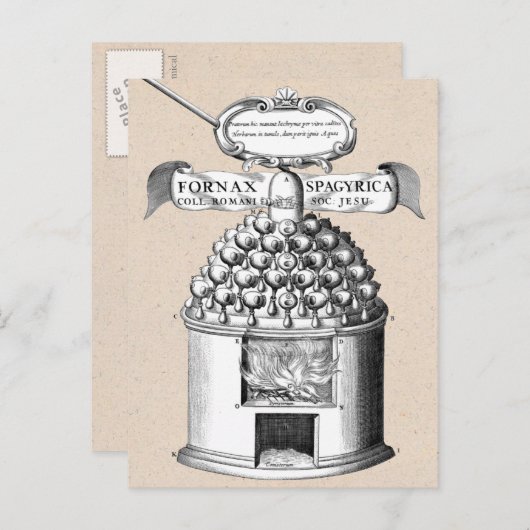 Medische chemie tegen Creëer kruidengeneesmiddelen Briefkaart (Voorkant / Achterkant)