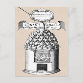 Medische chemie tegen Creëer kruidengeneesmiddelen Briefkaart