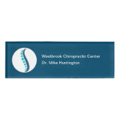 Medische Chiropractor Kantoor Personeel Moderne Na Naambadge (Voorkant)