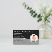 Medische chiropractor Spine Clinic Visitekaartje (Staand voorkant)