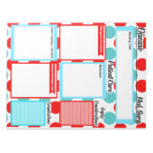 Medische chirurgische Sjabloon voor studenten in d Notitieblok (Voorkant)