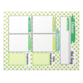 Medische chirurgische Sjabloon voor studenten in d Notitieblok (Voorkant)