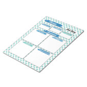 Medische chirurgische Sjabloon voor studenten in d Notitieblok (Schuin)