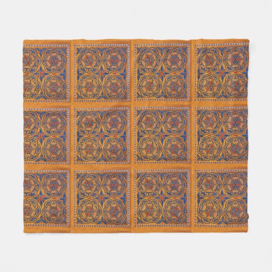 Medische cirkels fleece deken (Voorkant (Horizontaal))