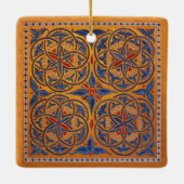 Medische cirkels keramisch ornament (Achterkant)