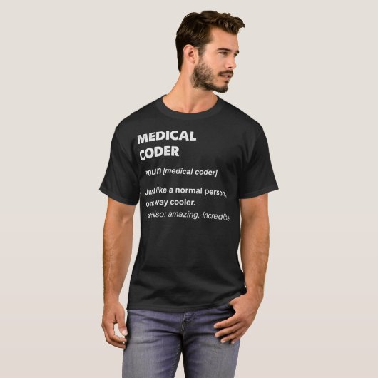 Medische code _1 t-shirt (Voorkant volledig)