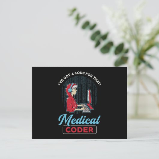 Medische code Ik heb een code voor die ICD-code Briefkaart (Staand voorkant)
