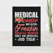 Medische code omdat Freakin Assistant ICD-code Kaart (Voorkant)