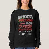 Medische code omdat Freakin Assistant ICD-code Trui (Voorkant)