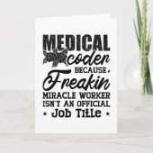 Medische code omdat Freakin ICD Codeassistent Kaart (Voorkant)