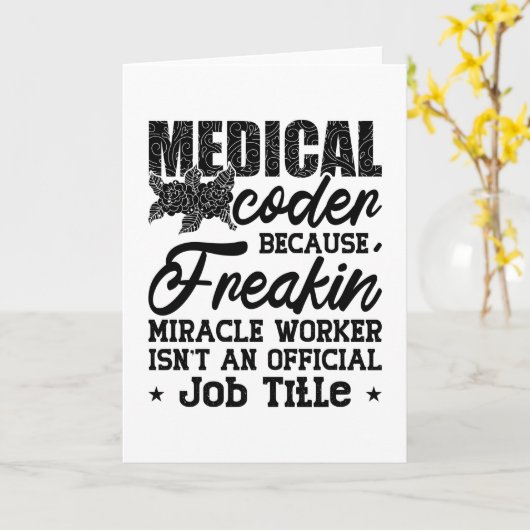 Medische code omdat Freakin ICD Codeassistent Kaart (Gele Bloem)