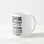 Medische code omdat Freakin ICD Codeassistent Koffiemok (Voorkant rechts)