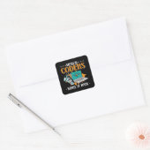 Medische codeerapparaten zorgen ervoor dat het wor vierkante sticker (Envelop)