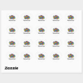 Medische codeerblokken2 hart sticker (Vel)