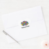 Medische codeerblokken2 hart sticker (Envelop)