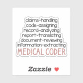 Medische codeercadeaus, medische code sticker (Vel)