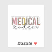 Medische codeercadeaus, medische code sticker (Vel)