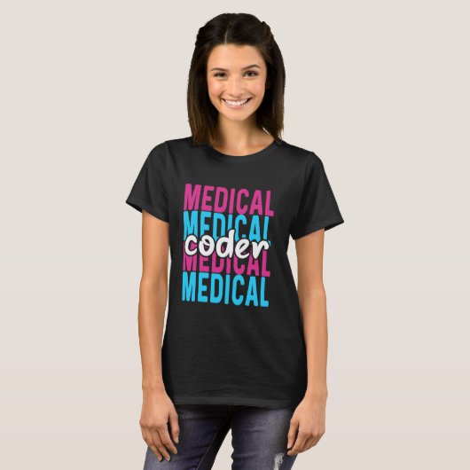 Medische codeerder Klinische codeerder T-shirt (Voorkant volledig)
