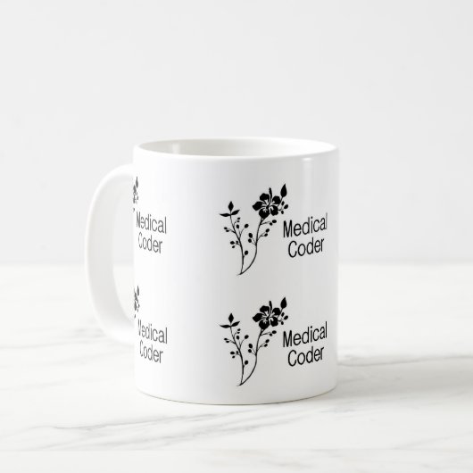 Medische Coder Elegance Koffiemok (Voorkant links)