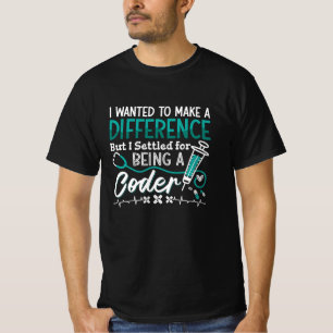 Medische coder is een coder-ICD-coderingsprogramma T-shirt