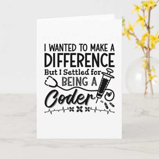 Medische coder is een coder-ICD-programmeercoderin Kaart (Gele Bloem)