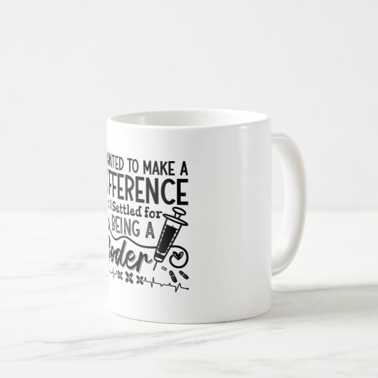 Medische coder is een coder-ICD-programmeercoderin Koffiemok (Voorkant rechts)