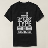 Medische Coder Medische Facturering en Codering 40 T-shirt (Design voorkant)