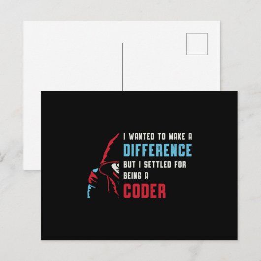 Medische coder met coderingscode ICD-coderingscode Briefkaart (Voorkant / Achterkant)