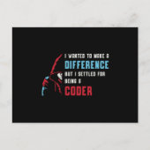 Medische coder met coderingscode ICD-coderingscode Briefkaart (Voorkant)