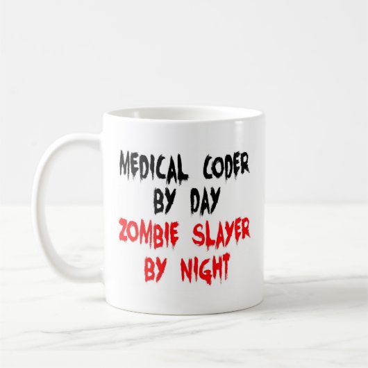 Medische Coder Zombie Slayer Koffiemok (Links)