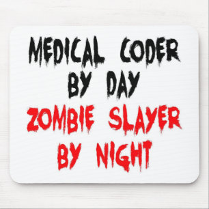 Medische Coder Zombie Slayer Muismat