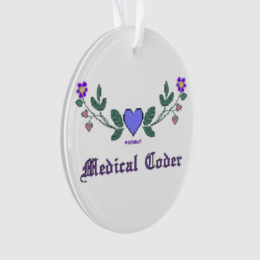 Medische coderedrukdruk ornament (voorkant)