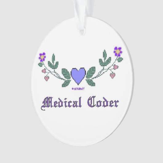 Medische coderedrukdruk ornament (voorkant)