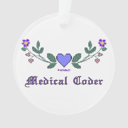 Medische coderedrukdruk ornament (voorkant)