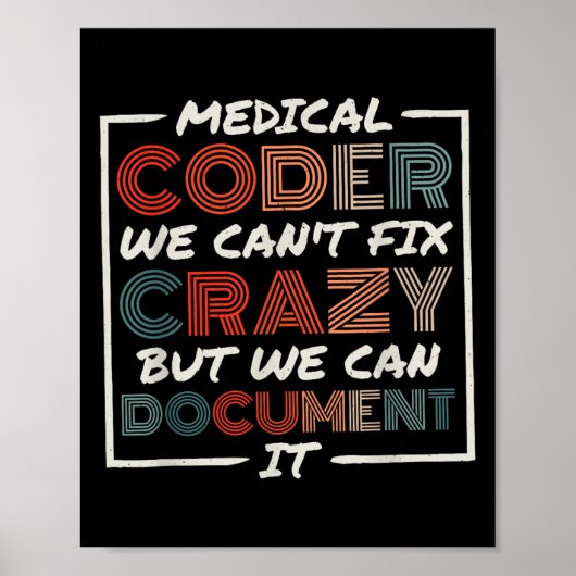 Medische codeur die we niet kunnen repareren, medi poster (Voorkant)