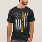  medische codeurs met Amerikaanse vlag Pa T-shirt (Voorkant)