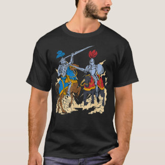 Medische competitie op paarden jousting1 t-shirt