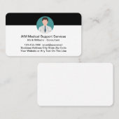 Medische consultant Visitekaartjes voor gezondheid (Voorkant / Achterkant)