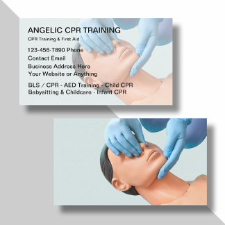 Medische CPR en EHBO opleiding Visitekaartje