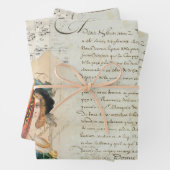 Medische damesbladen voor het oppakken van papiere inpakpapier vel (In situ)