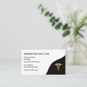 Medische diensten visitekaartje (Staand voorkant)