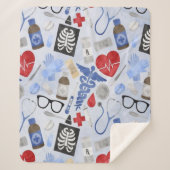 Medische dierenarts Tandheelkundige Sherpa Deken (Voorkant)