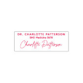 Medische Doctor Gezondheidsartsen Handtekening Naa Zelfinktende Stempel (Design)